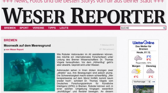 Moonwalk auf dem Meeresgrund