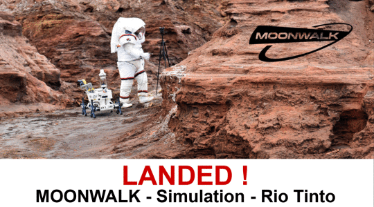 Press Release - LANDED!  (Mars Simulation - Rio Tinto)